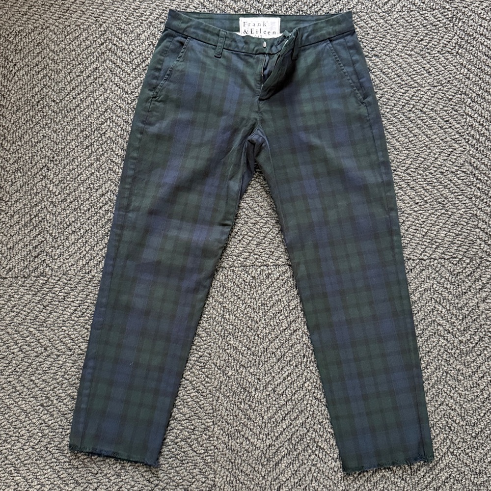 FRANK & EILEEN Wicklow Black Watch Plaid